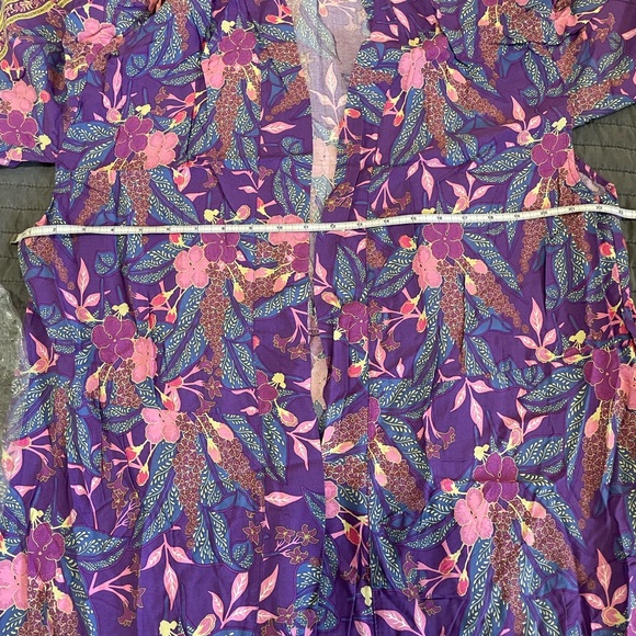 Violet purple boho floral print maxi robe kimono
Brand New unused! - Picture 10 of 10